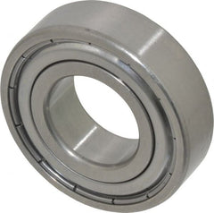 SKF - 20mm Bore Diam, 42mm OD, Double Shield Deep Groove Radial Ball Bearing - 12mm Wide, 1 Row, Round Bore, 5,000 Nm Static Capacity, 9,950 Nm Dynamic Capacity - Exact Tooling