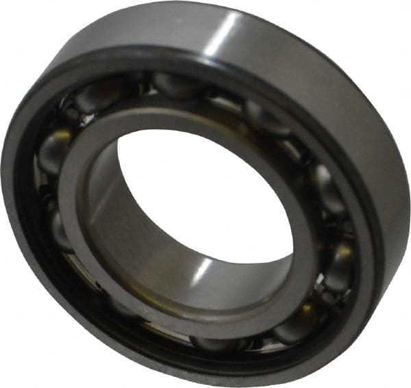 SKF - 25mm Bore Diam, 47mm OD, Open Deep Groove Radial Ball Bearing - 12mm Wide, 1 Row, Round Bore, 6,550 Nm Static Capacity, 11,900 Nm Dynamic Capacity - Exact Tooling