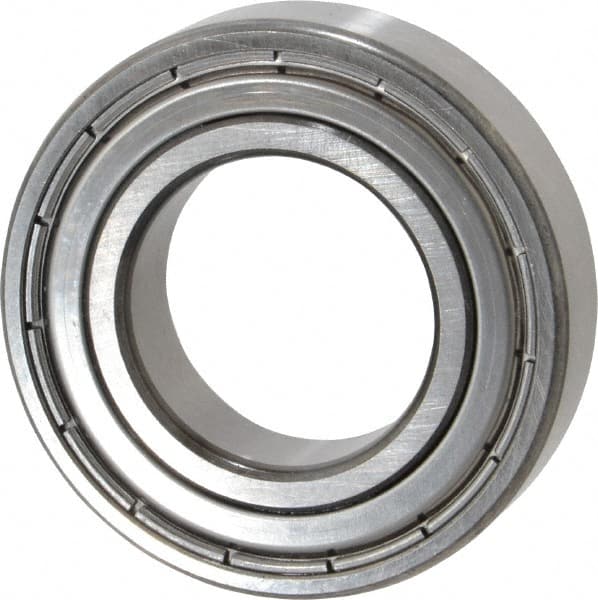 SKF - 25mm Bore Diam, 47mm OD, Double Shield Deep Groove Radial Ball Bearing - 12mm Wide, 1 Row, Round Bore, 6,550 Nm Static Capacity, 11,900 Nm Dynamic Capacity - Exact Tooling