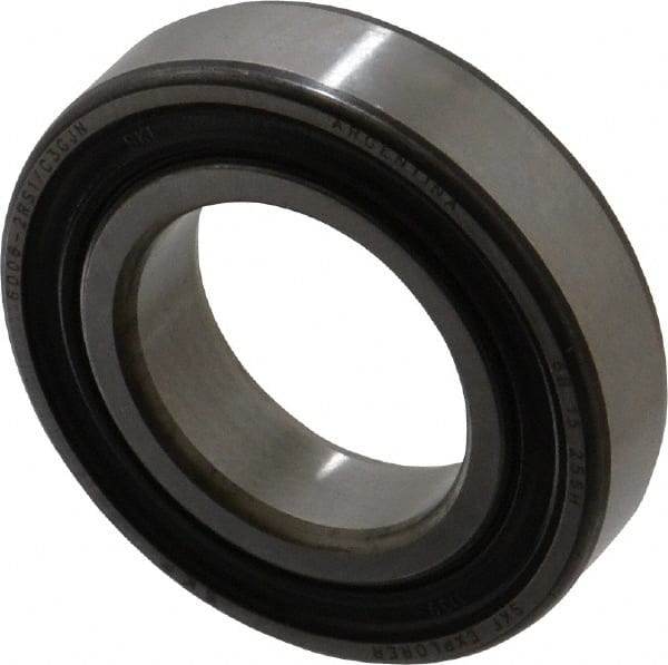 SKF - 30mm Bore Diam, 55mm OD, Double Seal Deep Groove Radial Ball Bearing - 13mm Wide, 1 Row, Round Bore, 8,300 Nm Static Capacity, 13,800 Nm Dynamic Capacity - Exact Tooling