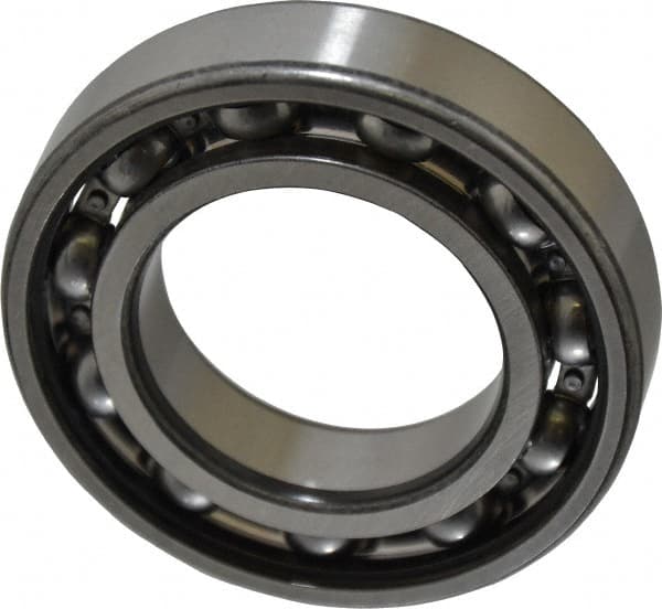 SKF - 35mm Bore Diam, 62mm OD, Open Deep Groove Radial Ball Bearing - 14mm Wide, 1 Row, Round Bore, 10,200 Nm Static Capacity, 16,800 Nm Dynamic Capacity - Exact Tooling