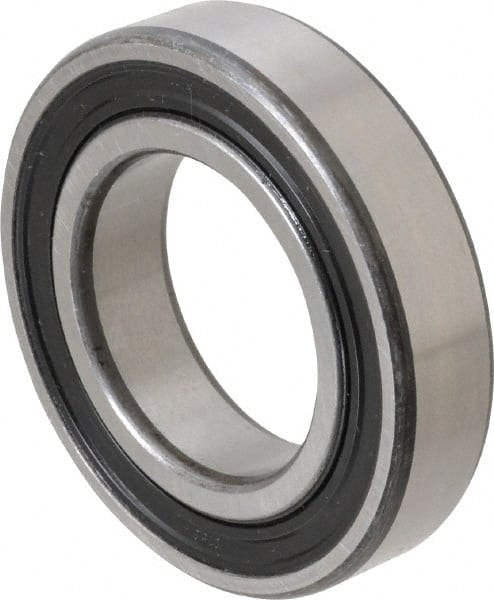 SKF - 35mm Bore Diam, 62mm OD, Double Seal Deep Groove Radial Ball Bearing - 14mm Wide, 1 Row, Round Bore, 10,200 Nm Static Capacity, 16,800 Nm Dynamic Capacity - Exact Tooling