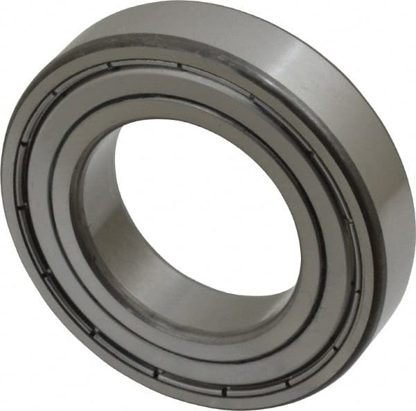 SKF - 35mm Bore Diam, 62mm OD, Double Shield Deep Groove Radial Ball Bearing - 14mm Wide, 1 Row, Round Bore, 10,200 Nm Static Capacity, 16,800 Nm Dynamic Capacity - Exact Tooling