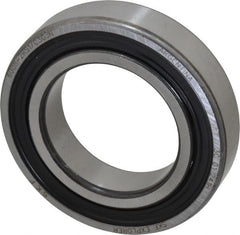 SKF - 40mm Bore Diam, 68mm OD, Double Seal Deep Groove Radial Ball Bearing - 15mm Wide, 1 Row, Round Bore, 11,600 Nm Static Capacity, 17,800 Nm Dynamic Capacity - Exact Tooling