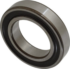SKF - 45mm Bore Diam, 75mm OD, Double Seal Deep Groove Radial Ball Bearing - 16mm Wide, 1 Row, Round Bore, 14,600 Nm Static Capacity, 22,100 Nm Dynamic Capacity - Exact Tooling