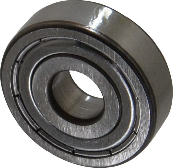 SKF - 10mm Bore Diam, 30mm OD, Double Shield Deep Groove Radial Ball Bearing - 9mm Wide, 1 Row, Round Bore, 2,360 Nm Static Capacity, 5,400 Nm Dynamic Capacity - Exact Tooling