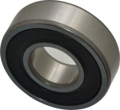 SKF - 15mm Bore Diam, 35mm OD, Double Seal Deep Groove Radial Ball Bearing - 11mm Wide, 1 Row, Round Bore, 3,750 Nm Static Capacity, 8,060 Nm Dynamic Capacity - Exact Tooling