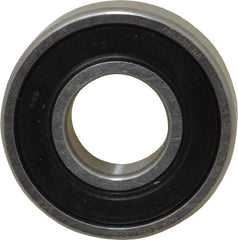 SKF - 17mm Bore Diam, 40mm OD, Double Seal Deep Groove Radial Ball Bearing - 12mm Wide, 1 Row, Round Bore, 4,750 Nm Static Capacity, 9,950 Nm Dynamic Capacity - Exact Tooling