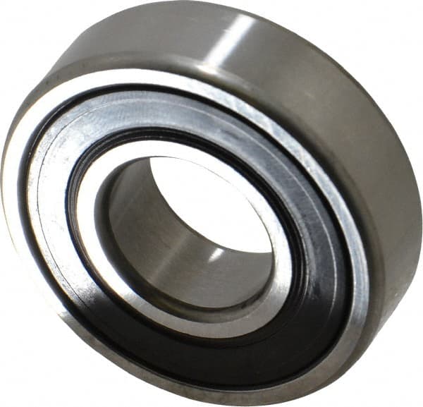 SKF - 20mm Bore Diam, 47mm OD, Double Seal Deep Groove Radial Ball Bearing - 14mm Wide, 1 Row, Round Bore, 6,550 Nm Static Capacity, 13,500 Nm Dynamic Capacity - Exact Tooling