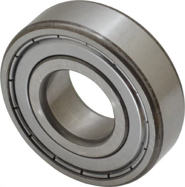 SKF - 20mm Bore Diam, 47mm OD, Double Shield Deep Groove Radial Ball Bearing - 14mm Wide, 1 Row, Round Bore, 6,550 Nm Static Capacity, 13,500 Nm Dynamic Capacity - Exact Tooling