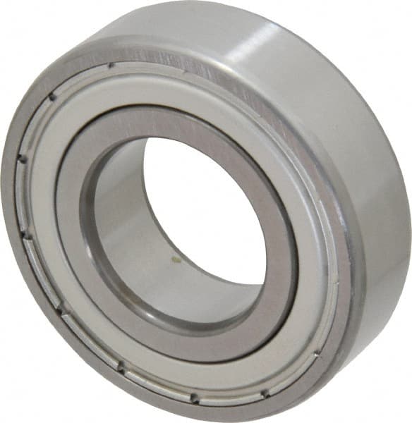 SKF - 25mm Bore Diam, 52mm OD, Double Shield Deep Groove Radial Ball Bearing - 15mm Wide, 1 Row, Round Bore, 7,800 Nm Static Capacity, 14,800 Nm Dynamic Capacity - Exact Tooling