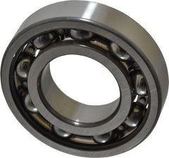 SKF - 35mm Bore Diam, 72mm OD, Open Deep Groove Radial Ball Bearing - 17mm Wide, 1 Row, Round Bore, 15,300 Nm Static Capacity, 27,000 Nm Dynamic Capacity - Exact Tooling