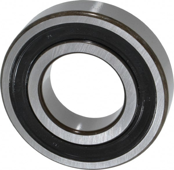 SKF - 35mm Bore Diam, 72mm OD, Double Seal Deep Groove Radial Ball Bearing - 17mm Wide, 1 Row, Round Bore, 15,300 Nm Static Capacity, 27,000 Nm Dynamic Capacity - Exact Tooling