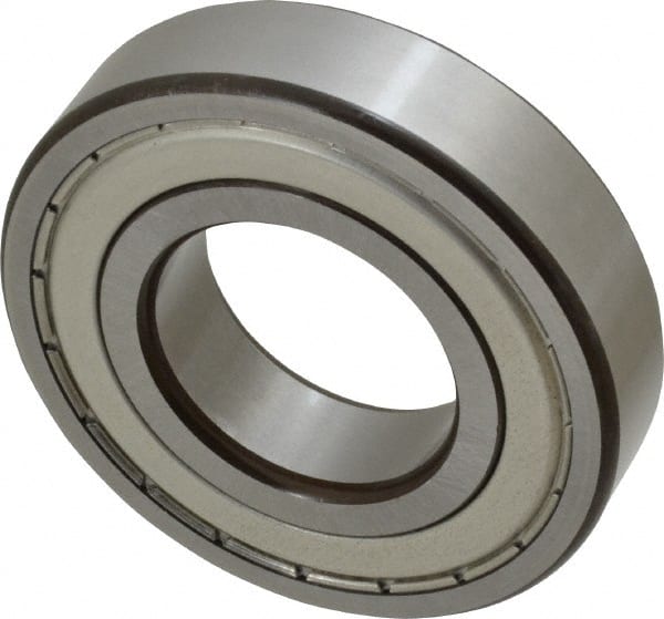 SKF - 35mm Bore Diam, 72mm OD, Double Shield Deep Groove Radial Ball Bearing - 17mm Wide, 1 Row, Round Bore, 15,300 Nm Static Capacity, 27,000 Nm Dynamic Capacity - Exact Tooling