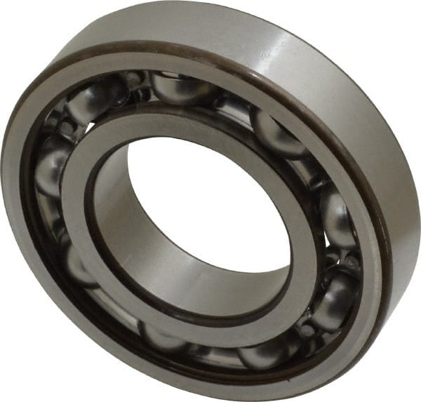 SKF - 40mm Bore Diam, 80mm OD, Open Deep Groove Radial Ball Bearing - 18mm Wide, 1 Row, Round Bore, 19,000 Nm Static Capacity, 32,500 Nm Dynamic Capacity - Exact Tooling