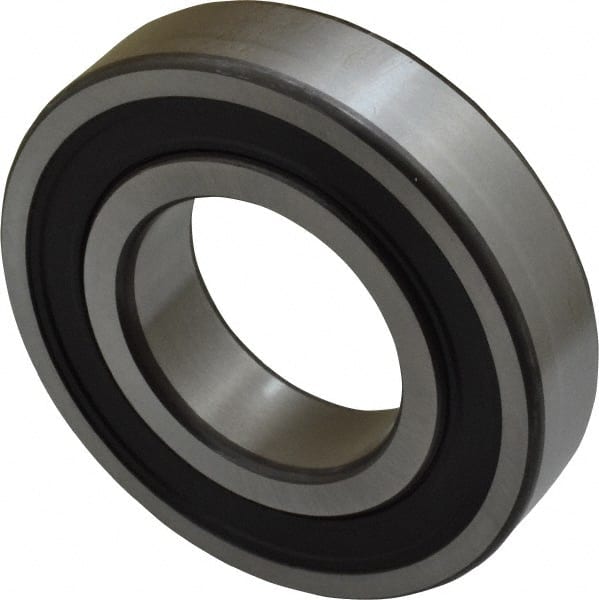 SKF - 40mm Bore Diam, 80mm OD, Double Seal Deep Groove Radial Ball Bearing - 18mm Wide, 1 Row, Round Bore, 19,000 Nm Static Capacity, 32,500 Nm Dynamic Capacity - Exact Tooling