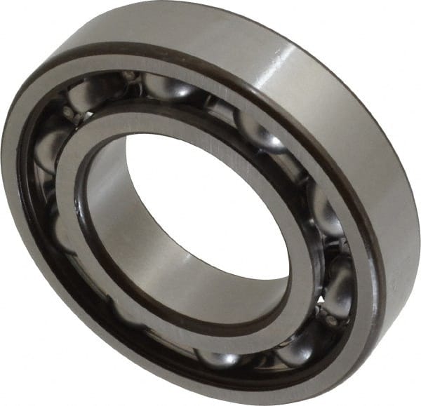 SKF - 45mm Bore Diam, 85mm OD, Open Deep Groove Radial Ball Bearing - 19mm Wide, 1 Row, Round Bore, 21,600 Nm Static Capacity, 35,100 Nm Dynamic Capacity - Exact Tooling