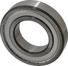 SKF - 45mm Bore Diam, 85mm OD, Double Shield Deep Groove Radial Ball Bearing - 19mm Wide, 1 Row, Round Bore, 21,600 Nm Static Capacity, 35,100 Nm Dynamic Capacity - Exact Tooling