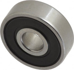 SKF - 7mm Bore Diam, 22mm OD, Double Seal Deep Groove Radial Ball Bearing - 7mm Wide, 1 Row, Round Bore, 1,370 Nm Static Capacity, 3,450 Nm Dynamic Capacity - Exact Tooling