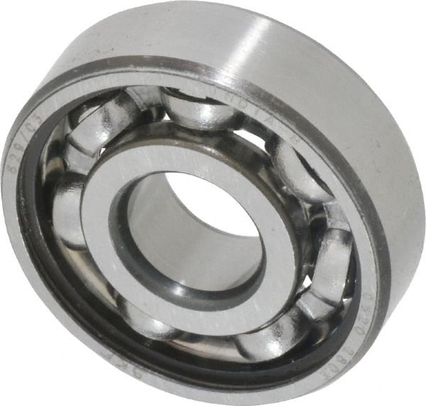 SKF - 9mm Bore Diam, 26mm OD, Open Deep Groove Radial Ball Bearing - 8mm Wide, 1 Row, Round Bore, 1,960 Nm Static Capacity, 4,750 Nm Dynamic Capacity - Exact Tooling