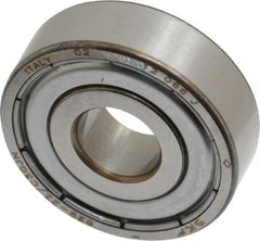 SKF - 9mm Bore Diam, 26mm OD, Double Shield Deep Groove Radial Ball Bearing - 8mm Wide, 1 Row, Round Bore, 1,960 Nm Static Capacity, 4,750 Nm Dynamic Capacity - Exact Tooling