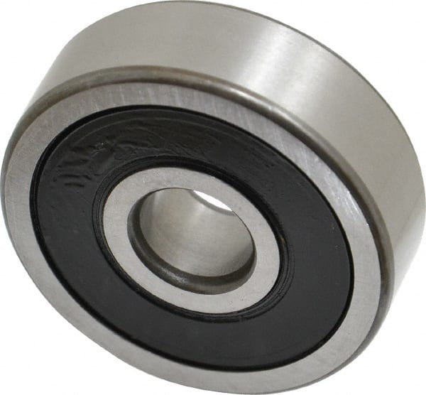SKF - 10mm Bore Diam, 35mm OD, Double Seal Deep Groove Radial Ball Bearing - 11mm Wide, 1 Row, Round Bore, 3,400 Nm Static Capacity, 8,520 Nm Dynamic Capacity - Exact Tooling