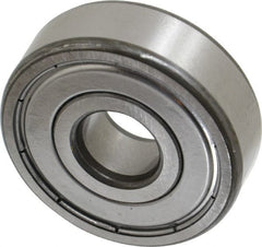 SKF - 12mm Bore Diam, 37mm OD, Double Shield Deep Groove Radial Ball Bearing - 12mm Wide, 1 Row, Round Bore, 4,150 Nm Static Capacity, 10,100 Nm Dynamic Capacity - Exact Tooling