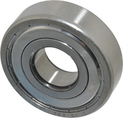 SKF - 20mm Bore Diam, 52mm OD, Double Shield Deep Groove Radial Ball Bearing - 15mm Wide, 1 Row, Round Bore, 7,800 Nm Static Capacity, 16,800 Nm Dynamic Capacity - Exact Tooling