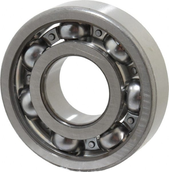 SKF - 25mm Bore Diam, 62mm OD, Open Deep Groove Radial Ball Bearing - 17mm Wide, 1 Row, Round Bore, 11,600 Nm Static Capacity, 23,400 Nm Dynamic Capacity - Exact Tooling