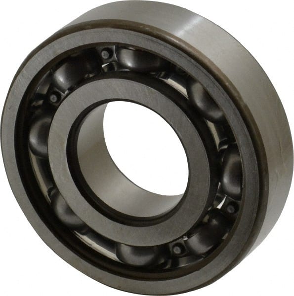 SKF - 30mm Bore Diam, 72mm OD, Open Deep Groove Radial Ball Bearing - 19mm Wide, 1 Row, Round Bore, 16,000 Nm Static Capacity, 29,600 Nm Dynamic Capacity - Exact Tooling