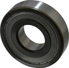 SKF - 30mm Bore Diam, 72mm OD, Double Shield Deep Groove Radial Ball Bearing - 19mm Wide, 1 Row, Round Bore, 16,000 Nm Static Capacity, 29,600 Nm Dynamic Capacity - Exact Tooling