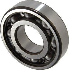 SKF - 35mm Bore Diam, 80mm OD, Open Deep Groove Radial Ball Bearing - 21mm Wide, 1 Row, Round Bore, 19,000 Nm Static Capacity, 35,100 Nm Dynamic Capacity - Exact Tooling