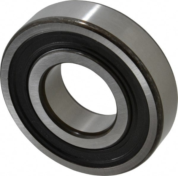 SKF - 40mm Bore Diam, 90mm OD, Double Seal Deep Groove Radial Ball Bearing - 23mm Wide, 1 Row, Round Bore, 24,000 Nm Static Capacity, 42,300 Nm Dynamic Capacity - Exact Tooling