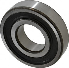 SKF - 40mm Bore Diam, 90mm OD, Double Seal Deep Groove Radial Ball Bearing - 23mm Wide, 1 Row, Round Bore, 24,000 Nm Static Capacity, 42,300 Nm Dynamic Capacity - Exact Tooling