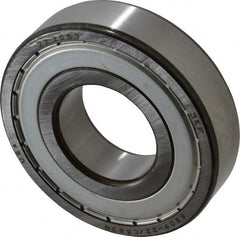 SKF - 45mm Bore Diam, 100mm OD, Double Shield Deep Groove Radial Ball Bearing - 25mm Wide, 1 Row, Round Bore, 31,500 Nm Static Capacity, 55,300 Nm Dynamic Capacity - Exact Tooling