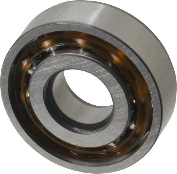 SKF - 12mm Bore Diam, 32mm OD, Open Angular Contact Radial Ball Bearing - 10mm Wide, 1 Row, Round Bore, 3,800 Lb Static Capacity, 7,610 Lb Dynamic Capacity - Exact Tooling