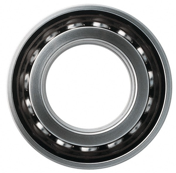 SKF - 30mm Bore Diam, 72mm OD, Double Shield Angular Contact Radial Ball Bearing - 30.2mm Wide, 2 Rows, Round Bore, 29,000 Lb Static Capacity, 41,600 Lb Dynamic Capacity - Exact Tooling