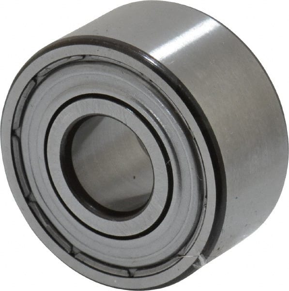 SKF - 12mm Bore Diam, 32mm OD, Double Shield Angular Contact Radial Ball Bearing - 15.9mm Wide, 2 Rows, Round Bore, 5,600 Lb Static Capacity, 10,100 Lb Dynamic Capacity - Exact Tooling