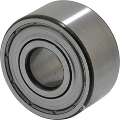 SKF - 12mm Bore Diam, 32mm OD, Double Shield Angular Contact Radial Ball Bearing - 15.9mm Wide, 2 Rows, Round Bore, 5,600 Lb Static Capacity, 10,100 Lb Dynamic Capacity - Exact Tooling