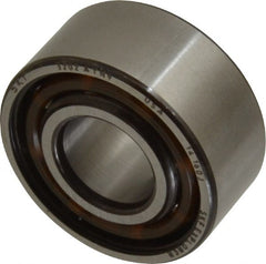 SKF - 15mm Bore Diam, 35mm OD, Open Angular Contact Radial Ball Bearing - 15.9mm Wide, 2 Rows, Round Bore, 6,700 Lb Static Capacity, 11,200 Lb Dynamic Capacity - Exact Tooling
