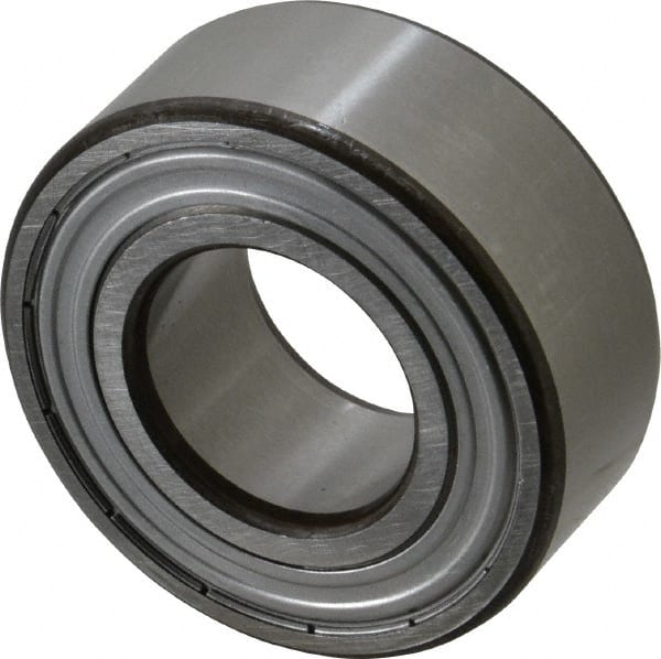 SKF - 25mm Bore Diam, 52mm OD, Double Shield Angular Contact Radial Ball Bearing - 20.6mm Wide, 2 Rows, Round Bore, 14,300 Lb Static Capacity, 20,800 Lb Dynamic Capacity - Exact Tooling