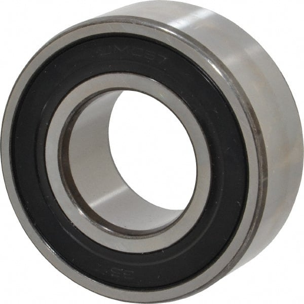 SKF - 30mm Bore Diam, 62mm OD, Double Seal Angular Contact Radial Ball Bearing - 23.8mm Wide, 2 Rows, Round Bore, 20,800 Lb Static Capacity, 28,600 Lb Dynamic Capacity - Exact Tooling