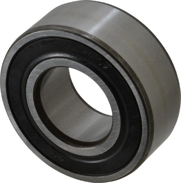 SKF - 30mm Bore Diam, 62mm OD, Double Seal Angular Contact Radial Ball Bearing - 23.8mm Wide, 2 Rows, Round Bore, 20,800 Lb Static Capacity, 28,600 Lb Dynamic Capacity - Exact Tooling
