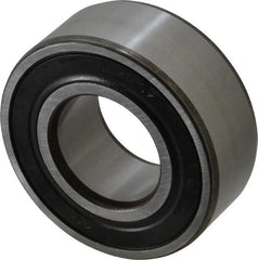 SKF - 30mm Bore Diam, 62mm OD, Double Seal Angular Contact Radial Ball Bearing - 23.8mm Wide, 2 Rows, Round Bore, 20,800 Lb Static Capacity, 28,600 Lb Dynamic Capacity - Exact Tooling