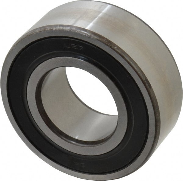SKF - 35mm Bore Diam, 72mm OD, Double Seal Angular Contact Radial Ball Bearing - 27mm Wide, 2 Rows, Round Bore, 27,500 Lb Static Capacity, 37,700 Lb Dynamic Capacity - Exact Tooling