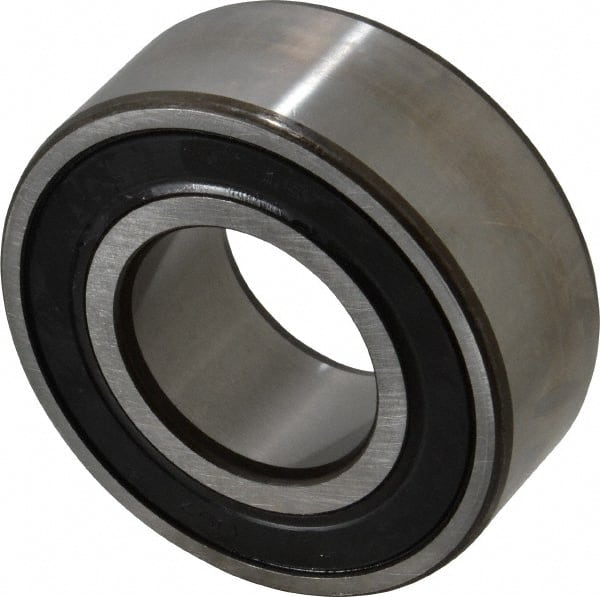 SKF - 35mm Bore Diam, 72mm OD, Double Seal Angular Contact Radial Ball Bearing - 27mm Wide, 2 Rows, Round Bore, 27,500 Lb Static Capacity, 37,700 Lb Dynamic Capacity - Exact Tooling