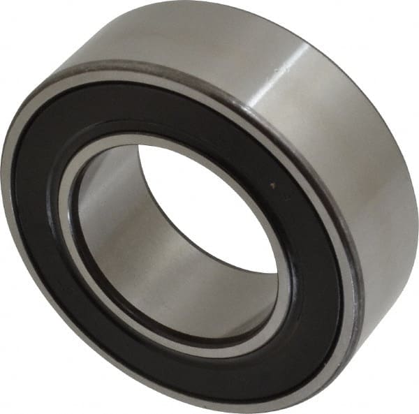 SKF - 50mm Bore Diam, 90mm OD, Double Seal Angular Contact Radial Ball Bearing - 30.2mm Wide, 2 Rows, Round Bore, 39,000 Lb Static Capacity, 48,800 Lb Dynamic Capacity - Exact Tooling