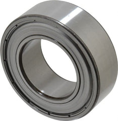 SKF - 50mm Bore Diam, 90mm OD, Double Shield Angular Contact Radial Ball Bearing - 30.2mm Wide, 2 Rows, Round Bore, 39,000 Lb Static Capacity, 48,800 Lb Dynamic Capacity - Exact Tooling