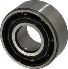 SKF - 30mm Bore Diam, 72mm OD, Open Angular Contact Radial Ball Bearing - 30.2mm Wide, 2 Rows, Round Bore, 29,000 Lb Static Capacity, 41,600 Lb Dynamic Capacity - Exact Tooling