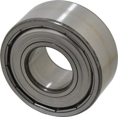 SKF - 35mm Bore Diam, 80mm OD, Double Shield Angular Contact Radial Ball Bearing - 34.9mm Wide, 2 Rows, Round Bore, 35,500 Lb Static Capacity, 49,400 Lb Dynamic Capacity - Exact Tooling